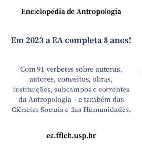 Enciclopédia de Antropologia completará 8 anos!
